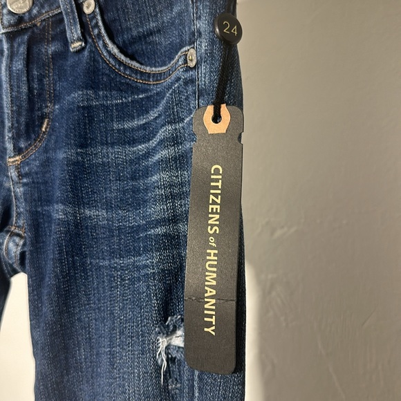 NWT Citizens of Humanity Racer Lowrise Skinny Jeans Size 24 - Picture 9 of 16